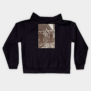 The Christmas Truce, Western Front in 1914 Kids Hoodie